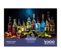 Rompecabezas De 1000 Piezas para Adultos Top 10 Best Vodka Brands Rompecabezas para Adultos Juguetes Antiestrés Corte De Precisión Actividades Divertidas En Casa 52x38cm/1000pcs