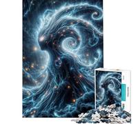 Rompecabezas de 1000 Piezas para Adultos Tormenta un desafío difícil Una Obra de Arte Juegos educativos Apto para Mayores de 14 años (38x52cm)