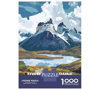 Rompecabezas De 1000 Piezas para Adultos Torres del Paine W Circuit Chile Rompecabezas para Adolescentes Juegos Familiares Difícil Difícil Interacción Entre Padres E Hijos 70x50cm/1000pcs