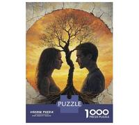 Rompecabezas De 1000 Piezas para Adultos Tree of Life Romance Art Print Rompecabezas para Adultos Juegos Divertidos Pero Divertidos Y Humorísticos Cumpleaños 52x38cm/1000pcs
