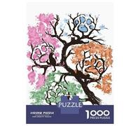 Rompecabezas De 1000 Piezas para Adultos Tree of Paws Rompecabezas para Adultos Juego Práctico Pero Divertido Y Humorístico Interacción Entre Padres E Hijos 38x26cm/1000pcs