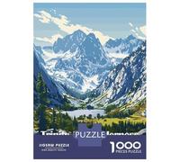 Rompecabezas De 1000 Piezas Para Adultos Trinity Alps Wilderness Landscape Art Rompecabezas Para Adultos Juegos Familiares Pero Divertidos Y Humorísticos Regalo De Cumpleaños, Regalos, 52x38cm/1000pcs