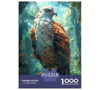 Rompecabezas De 1000 Piezas para Adultos Tropical Rain Forest Eagle Rompecabezas para Adultos Juegos De Relajación Desafío Difícil Ayuda A Ejercitar El Cerebro 38x26cm/1000pcs