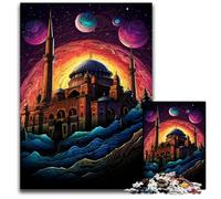 Rompecabezas de 1000 Piezas para Adultos Turquía Santa Sofía. Rompecabezas desafiantes Rompecabezas de Bricolaje Juego Familiar Perfecto o Regalo Decorativo. 1000 Piezas (75x50cm).