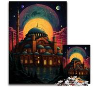 Rompecabezas de 1000 Piezas para Adultos Turquía Santa Sofía Rompecabezas para Adultos Ideal para Adolescentes y coleccionistas Regalo de Viaje Actividad Familiar 1000 Piezas (75x50cm)