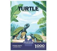 Rompecabezas De 1000 Piezas para Adultos Two Turtles on A Beach Rompecabezas para Adultos Juego Práctico Vacaciones En Casa Matar El Tiempo Actividades Divertidas En Casa 70x50cm/1000pcs