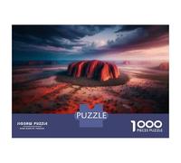 Rompecabezas De 1000 Piezas para Adultos Uluru Rock Australia Rompecabezas para Adolescentes Juguetes De Bricolaje Desafío Difícil Juego Desafiante Regalos 38x26cm/1000pcs