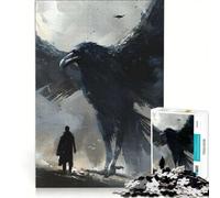 Rompecabezas de 1000 Piezas para Adultos: Un águila Gigante Juego Educativo para Relajarse y ejercitar la Mente Un Regalo Ideal para los Amantes de los Juegos 50x75cm
