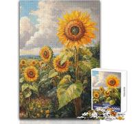 Rompecabezas de 1000 Piezas para Adultos: Un Cielo Lleno de Sol, Rompecabezas, Juegos Familiares, Vacaciones en casa, Pasatiempos, Gran Regalo, tamaño 50x75cm