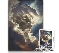 Rompecabezas de 1000 Piezas para Adultos: Un Dios de Las Nubes, Juego Educativo, Actividades Familiares, Regalos de Amigo Secreto, tamaño 38x52cm