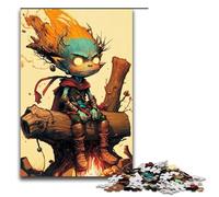 Rompecabezas de 1000 Piezas para Adultos: Un Elfo Sabio, Duende mágico, 3 Piezas, para Juego Educativo, desafío, Juguete, Obra de Arte, Regalo, 1000 Piezas