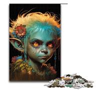 Rompecabezas de 1000 Piezas para Adultos: Un Elfo Sabio, un Duende mágico, 2 Piezas, Juego práctico, decoración única para el hogar y Regalos, 1000 Piezas