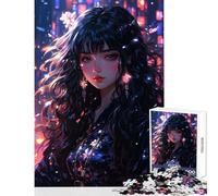 Rompecabezas de 1000 Piezas para Adultos Un Encuentro de neón Decoración del hogar Juguetes Ideas de Regalos Juego Educativo Adecuado para decoración de Escritorio Tamaño 38x52cm