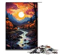 Rompecabezas de 1000 Piezas para Adultos: un Hermoso Paisaje de fantasía Un Juego desafiante Una Obra de Arte Apto para Adolescentes de 12 años en adelante 75 x 50 cm