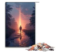 Rompecabezas de 1000 Piezas para Adultos Un Largo Camino por recorrer Juego de Rompecabezas decoración Adolescentes a Partir de 14 años 1000 Piezas (75 x 50 cm)