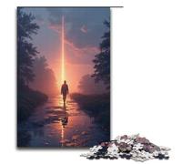 Rompecabezas de 1000 Piezas para Adultos Un Largo Camino por recorrer: un Juego desafiante una Obra de Arte Apto para Adolescentes de 14 años en adelante 1000 Piezas (38 x 26 cm)
