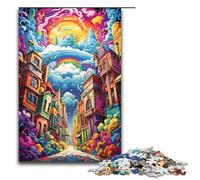 Rompecabezas de 1000 Piezas para Adultos un Mundo extraño. Un Juego desafiante. Una Obra de Arte. Apto para Adolescentes de 14 años en adelante. 75 x 50 cm.