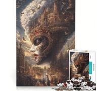 Rompecabezas de 1000 Piezas para Adultos: Una Mascarada más allá de la Realidad, Juegos educativos, Actividades Divertidas para Hacer en casa, Ideal para cumpleaños y Navidad 38x26cm