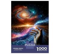 Rompecabezas De 1000 Piezas para Adultos Universe in Your Hand Exploring Cosmic Connections Rompecabezas para Adultos Juego Familiar Carrera De Velocidad Manual Desafiante para Completar 38x26cm/1000