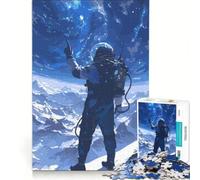 Rompecabezas de 1000 Piezas para Adultos Universo Astronauta Juguetes para armar Interacción Entre Padres e Hijos Fortalece el Amor Entre Parejas 38x26cm