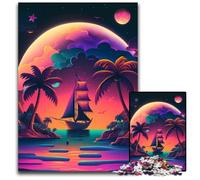 Rompecabezas de 1000 Piezas para Adultos, Universo de Júpiter, desafiantes Rompecabezas, Juego Interactivo Familiar, decoración del hogar, Regalo de desafío Mental, 26x38cm/10,23x14,96 Pulgadas