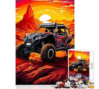 Rompecabezas de 1000 Piezas para Adultos UTV ATV Todoterreno decoración del hogar Juguetes Regalos para Mujeres y Hombres Juego de ingenio difícil y desafiante tamaño 50x75cm