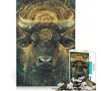 Rompecabezas de 1000 Piezas para Adultos Vaca de Las Tierras Altas Juego Interactivo para Padres e Hijos Toda la Familia 50x75cm
