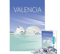 Rompecabezas de 1000 Piezas para Adultos Valencia Impossible Juego Juguetes adictivos para Cultivar la Paciencia Regalos de cumpleaños para la diversión Familiar Tamaño 38x26cm