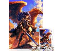 Rompecabezas de 1000 Piezas para Adultos Valquiria con Grifo Juguetes de Bricolaje Regalos de Amigo Secreto Juego práctico para Mejorar el Amor en Pareja tamaño 38x52cm