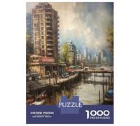 Rompecabezas De 1000 Piezas para Adultos Vancouver Charm Canada Rompecabezas Juguetes Antiestrés Decoración del Hogar Difícil Y Desafiante 70x50cm/1000pcs