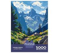 Rompecabezas De 1000 Piezas para Adultos Vanoise National Park France Landscape Rompecabezas para Adultos Juguetes Antiestrés Desafío Difícil Regalo De Cumpleaños, Regalos, 70x50cm/1000pcs