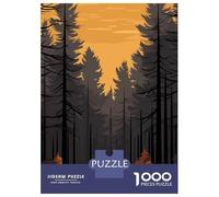 Rompecabezas De 1000 Piezas para Adultos Vector Forest Rompecabezas para Adultos Juego De Ingenio Pero Divertido Y Humorístico 70x50cm/1000pcs
