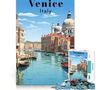 Rompecabezas de 1000 Piezas para Adultos, Venecia, Italia, Viaje, Juego de ingenio, Juego Mental, Regalo Acogedor, Juego de Navidad, Regalo de Ocio (38x52cm)