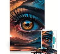 Rompecabezas de 1000 Piezas para Adultos Ventana al Alma Diversión,Juego,Corte láser, Tiempo de Tranquilidad,Ejercicio Mental en casa (50x75cm)