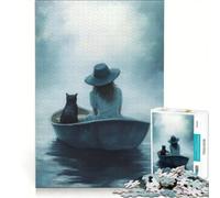 Rompecabezas de 1000 Piezas para Adultos Viaje al Misterio decoración de Pared de Juguete difícil cumpleaños y Navidad 50x75cm