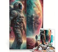 Rompecabezas de 1000 Piezas para Adultos: Viajes espaciales, Juegos Divertidos, Entrena tu Cerebro y Tus Manos, Toda la Familia 38x52cm