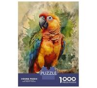 Rompecabezas De 1000 Piezas para Adultos Vibrant Scarlet Macaw Rompecabezas para Adultos Juguetes DIY Una Obra De Arte Regalo De Cumpleaños, Regalos, 38x26cm/1000pcs