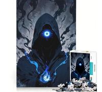Rompecabezas de 1000 Piezas para Adultos: Vidente Azul, Vigilante Más Allá del Velo Juegos Divertidos, interacción Entre Padres e Hijos, Regalo de Juego desafiante 38x26cm