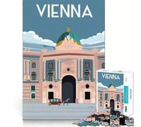 Rompecabezas de 1000 Piezas para Adultos, Viena, Austria, Juego de lógica de Ajuste Exacto, Juguete Divertido, Juego de Juego Libre, Regalo de cumpleaños (38x52cm)