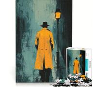 Rompecabezas de 1000 Piezas para Adultos Vigilante Nocturno Juegos Familiares antiestrés colección de Artistas Bellas Artes 38x52cm