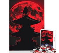 Rompecabezas de 1000 Piezas para Adultos Vigilia de la Luna Carmesí Juguete Educativo Regalo para cumpleaños Juegos relajantes Cada Pieza es única - Tamaño 38x26cm