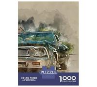 Rompecabezas De 1000 Piezas para Adultos Vintage Car (2) Rompecabezas para Adultos Juego Práctico Decoración De Pared Regalos para Amigos Y Familiares 70x50cm/1000pcs