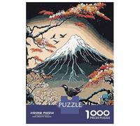 Rompecabezas De 1000 Piezas para Adultos Vintage Mountain Japan Rompecabezas para Adultos Juegos Familiares Regalo De Cumpleaños Cumpleaños Y Navidad 52x38cm/1000pcs