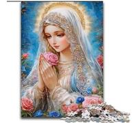 Rompecabezas de 1000 Piezas para Adultos, Virgen María, Rompecabezas imposibles para Adultos, 50x75cm, Fiestas, Obra de Arte DIY