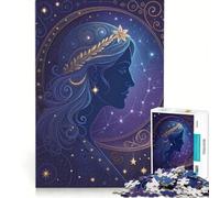 Rompecabezas de 1000 Piezas para Adultos Virgo la Doncella Juegos Familiares desafiante para completar Que Mejora el Amor Entre Parejas 38x26cm