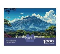 Rompecabezas De 1000 Piezas para Adultos Volcán Tajumulco Guatemala Rompecabezas para Adultos Juego De Ingenio Una Obra De Arte Interacción Entre Padres E Hijos 70x50cm/1000pcs