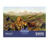 Rompecabezas De 1000 Piezas para Adultos Weaning The Calves Bonheur Rompecabezas para Adultos Juguetes Antiestrés Pero Divertido Y Humorístico 52x38cm/1000pcs