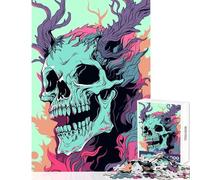 Rompecabezas de 1000 Piezas para Adultos Wendigo Pastel Vector Art Juguetes antiestrés Gran Regalo para Juegos Juego Educativo Lista de Deseos con Papá Noel Tamaño 50x75cm