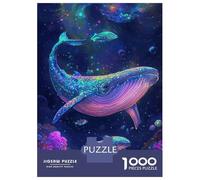 Rompecabezas De 1000 Piezas para Adultos Whale Coral Reef Rompecabezas para Adultos Juguete Decoración De Pared Difícil Regalo De Cumpleaños, Regalos, 70x50cm/1000pcs