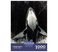 Rompecabezas De 1000 Piezas para Adultos Whale in The Deep Rompecabezas Práctico Juego Decoración del Hogar Cumpleaños Y Navidad 52x38cm/1000pcs